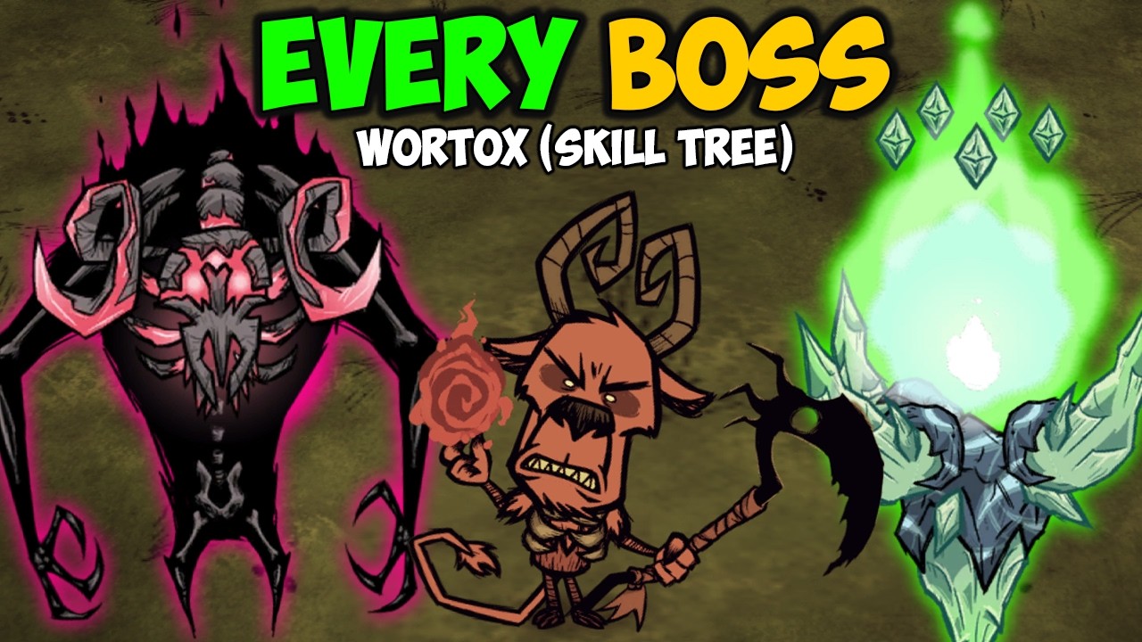 Speedrunning ALL Bosses as NEW Wortox! (New Record & Skill Tree)