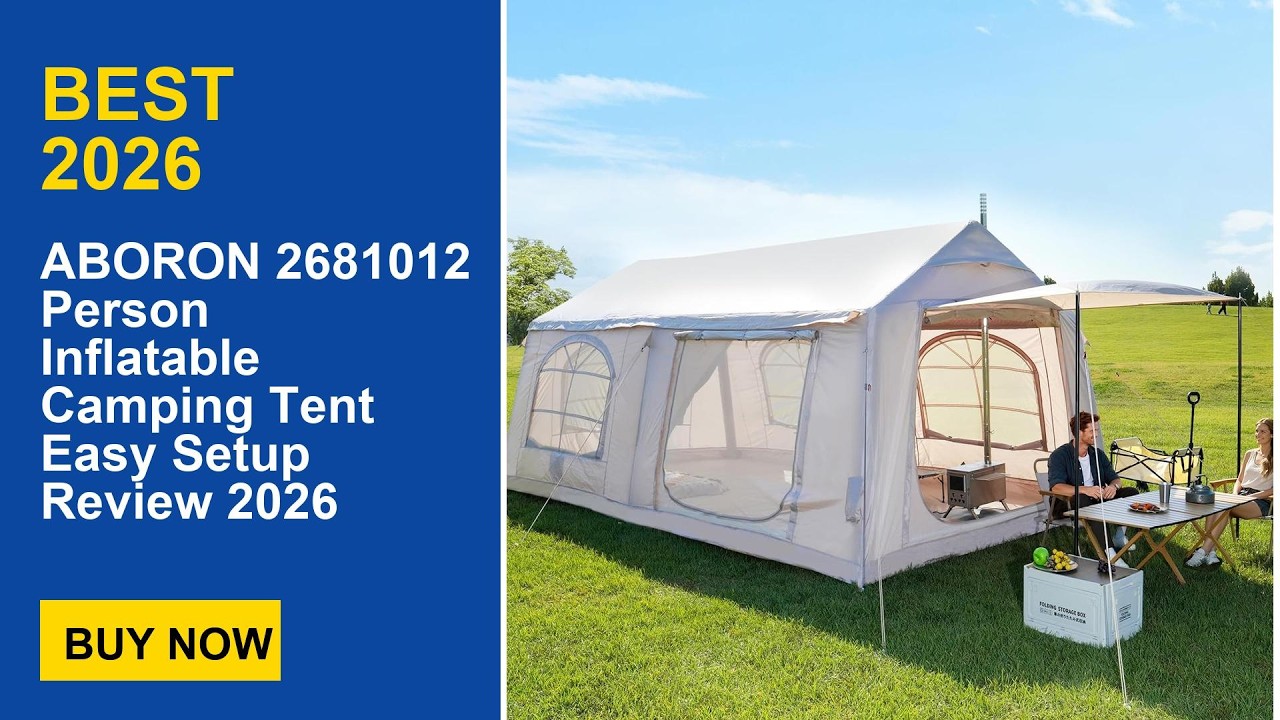 ABORON 2681012 Person Inflatable Camping Tent Easy Setup Review 2026