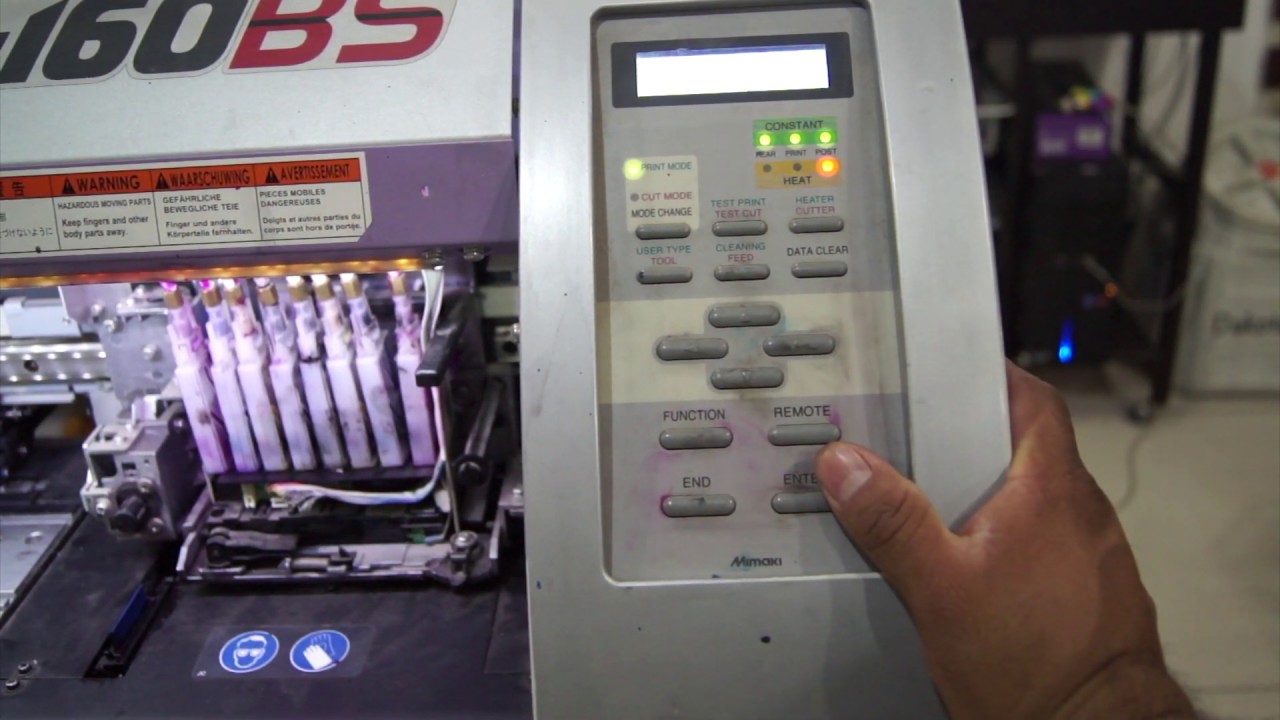 DESTAPANDO PLOTTER MIMAKI CJV30