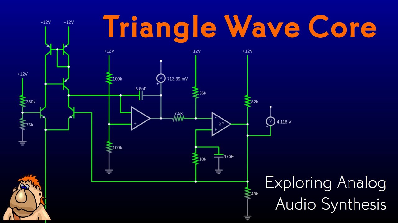Triangle-wave VCO Core - Explorig Analog Audio Synthesis, episode 8