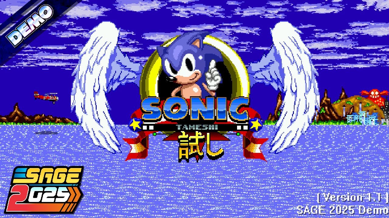 Sonic Tameshi (SAGE '25 Demo) ✪ Walkthrough ft. Extras & Secrets (1080p/60fps)