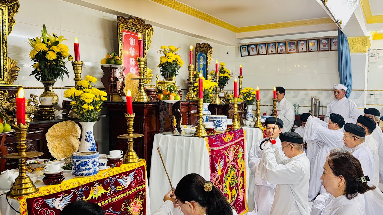 Xuân tế tiến bạt cầu siêu chư tiên linh tại Họ đạo Trung Hiền