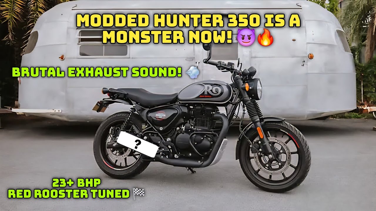 Royal Enfield Hunter 350 стал ещё быстрее! 🔥 Обзор выхлопной системы Red Rooster и высокопроизвод...