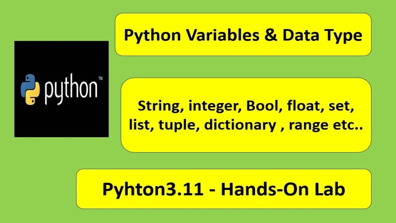 What is Python variable and data type for beginners - Lab1