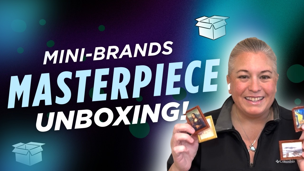 Mini Brands Masterpiece Series Unboxing 🎨 | Blind Box Art Mystery – Rare Starry Night?!