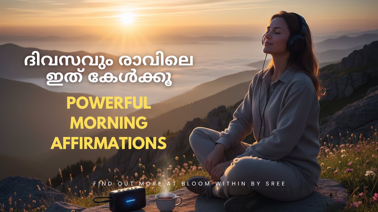 ഈ powerful morning affirmations കേട്ട് നിങ്ങളുടെ ദിനം സമാധാനത്തോടെയും ആത്മവിശ്വാസത്തോടെയും തുടങ്ങൂ