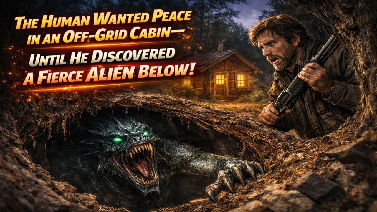 The Human Wanted Peace in an Off-Grid Cabin—Until He Discovered a Fierce Alien Below| HFY Sci-Fi