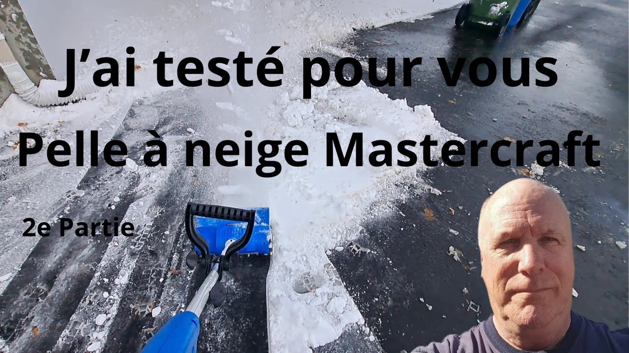 RDLG Я протестировал для вас лопату для уборки снега Mastercraft 20V PWR POD в условиях сильного ...