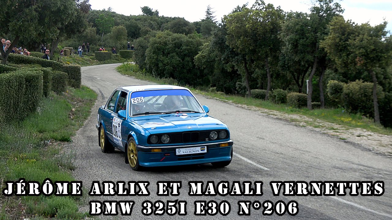 Rallye des Monts de Vaucluse 2025 - BMW 325i E30 N°206 - Jérôme ARLIX et Magali VERNETTES
