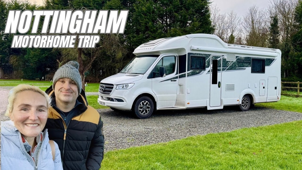 Nottingham Camping and Caravanning Club Site in Our Coachman Motorhome