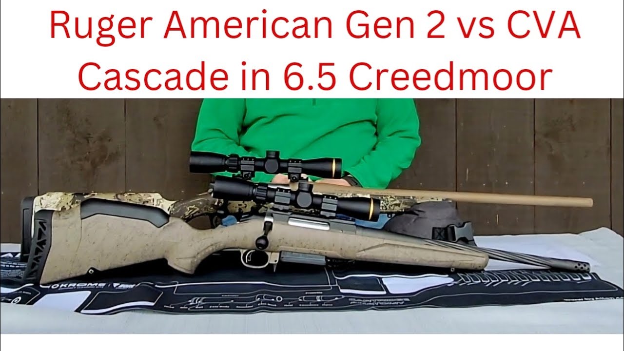 Ruger American Gen 2 против CVA Cascade в 6.5 Creedmoor