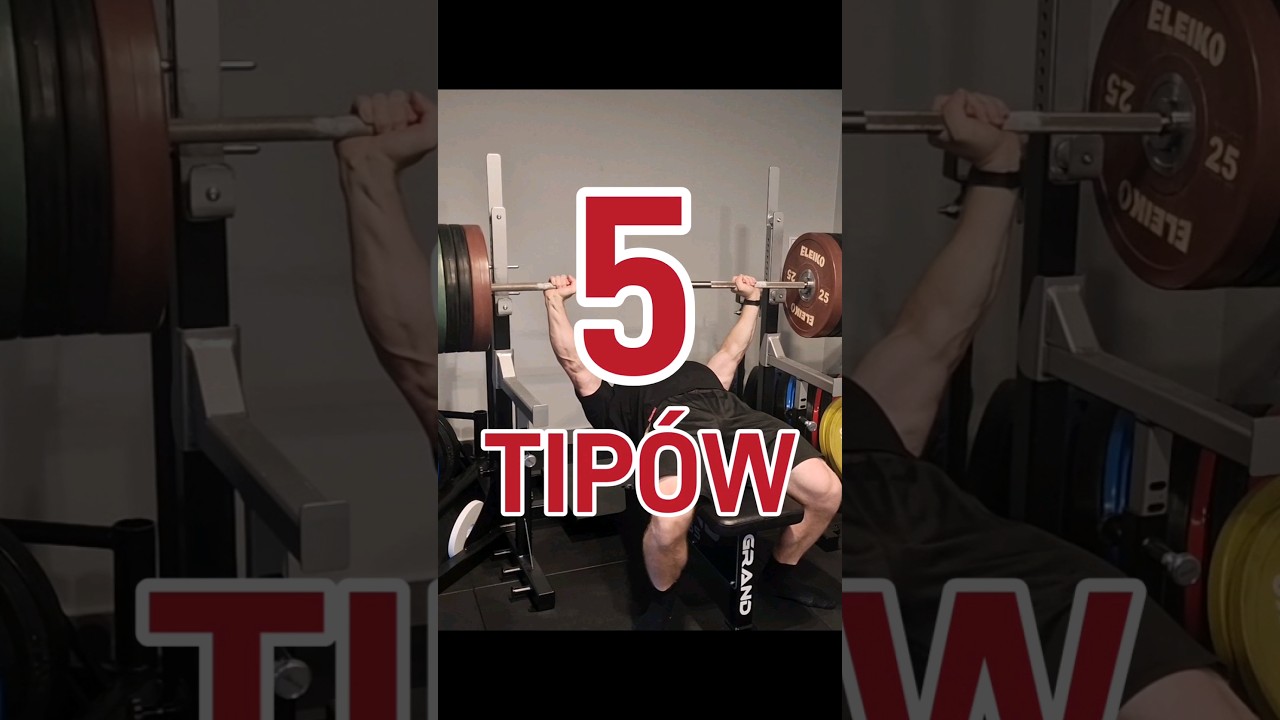5 TIP&Oacute;W NA SILNIEJSZE WYCISKANIE! #fitness #kulturystyka #trening #wyciskanie #sport