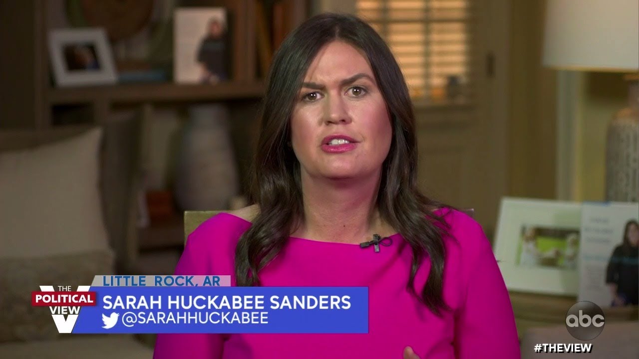 Sarah Huckabee Sanders Talks Motherhood and New Book “Speaking for Myself” | The View