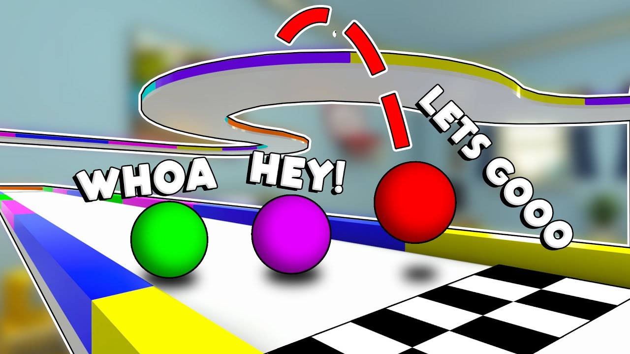 MARBLES Try To Shortcut This Track! - Marble World