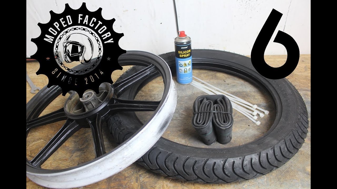 Reifen aufziehen - So einfach geht das!! Trick | Hercules Prima GT - Cafe Racer Mofa project pt. 6