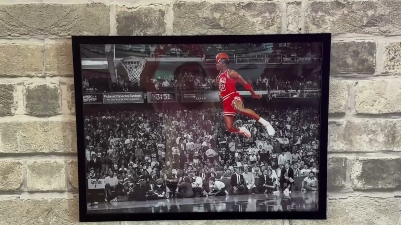 Michael Jordan&rsquo;s Final Dunk | Iconic Canvas Wall Art for True MJ Fans! 🐐🔥