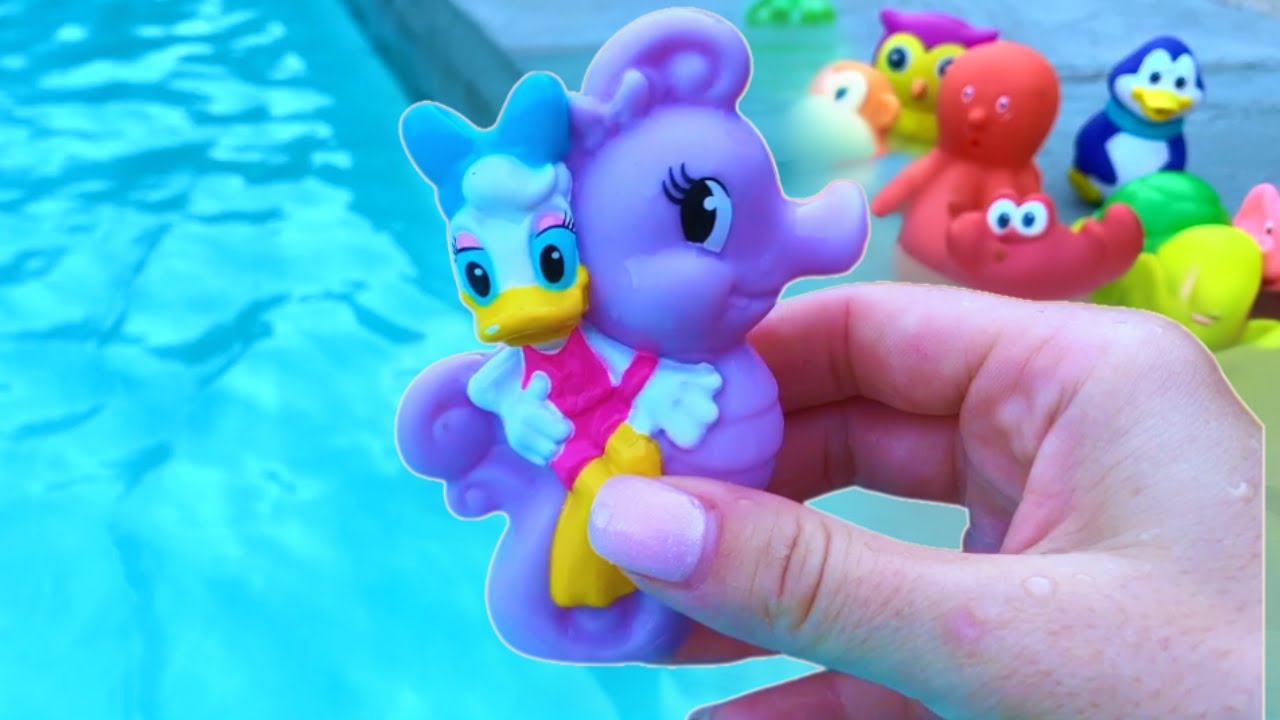 WILD Animals Party at the POOL for Babies and Kids! | Kids Learning
