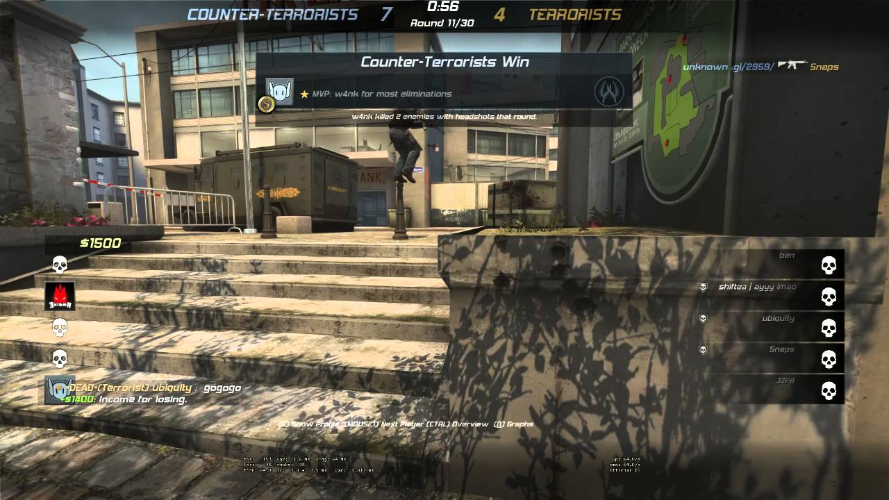 Matchmaking #4: de_overpass JZFB POV w/comms