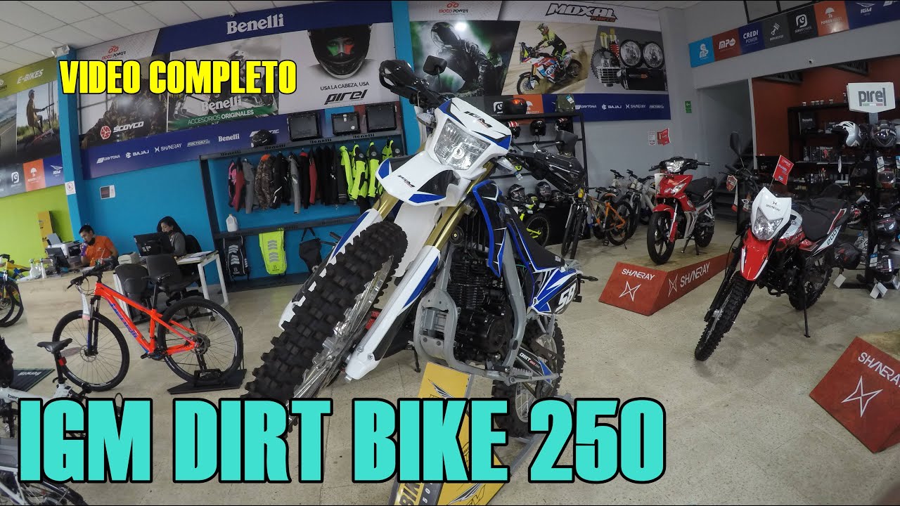 IGM DIRT BIKE 250 2021 || REVIEW + FICHA TÉCNICA + VELOCIDAD MÁXIMA + PRECIO
