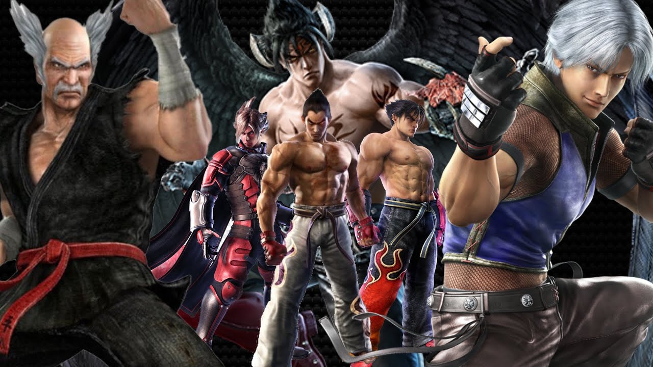 Kazuya Mishima and Heihachi Mishima Sons vs 8 Tekken tag 2 Team Battle Very Hard