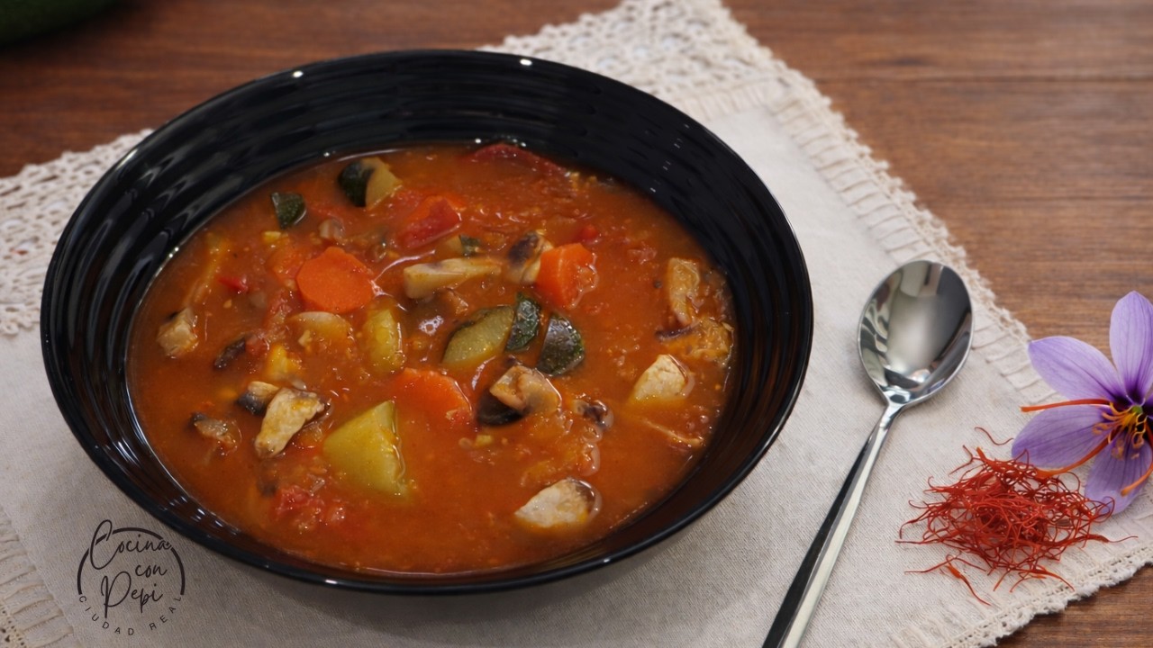 GUISO DE VERDURAS AL AZAFRAN en Thermomix🥄 - Ligero, aromático y ¡¡lleno de sabor!!
