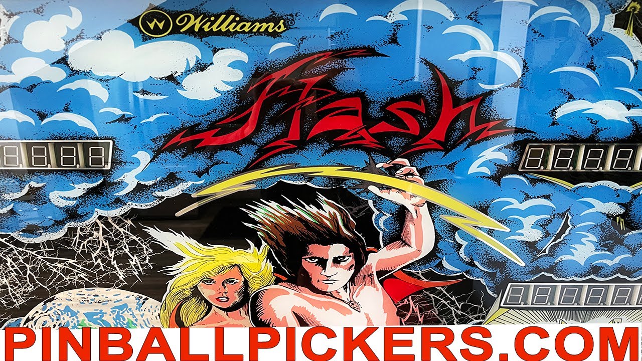 1978 WILLIAMS FLASH PINBALL MACHINE RESTORED  2022