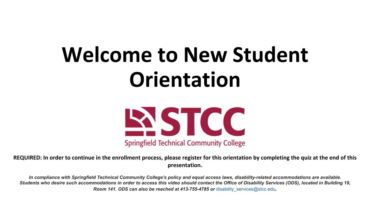 New Student Orientation