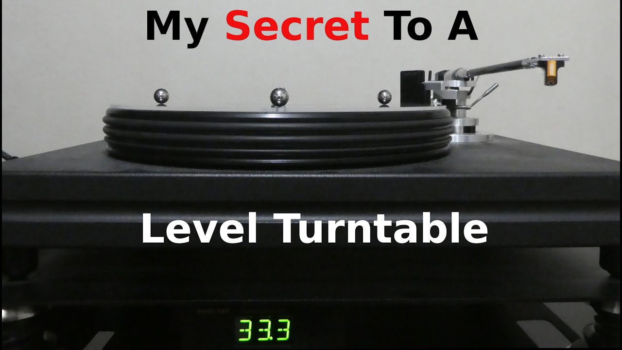 Level Your Turntable Inexpensively