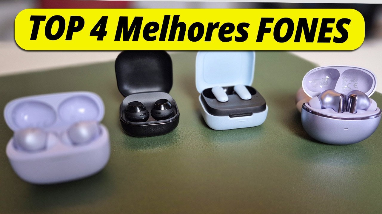 Os 4 Melhores FONES de Ouvido BLUETOOTH 2026 Custo-Benefício