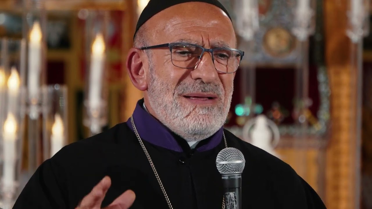 Pfarrer Simon Bagandi Weihnachtsbotschaft in aramäischer Sprache