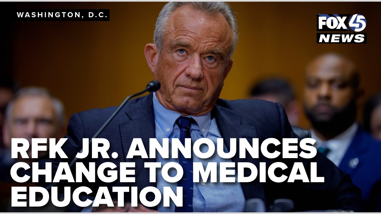 LIVE: RFK Jr., McMahon announce Medical Education Changes