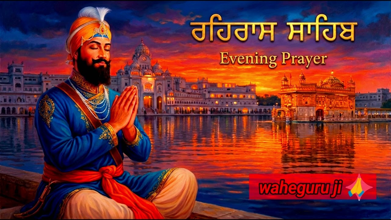 Rehraas Sahib | रहिरास साहिब | ਰਹਰਾਸਿ ਸਾਹਿਬ | Evening Nitnem | Seva Te Simran