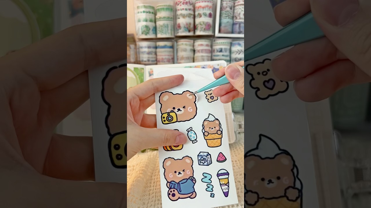 ASMRJournaling | Cute Teddy Bear✨🎀 