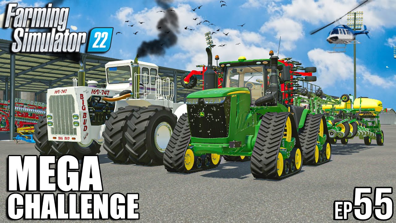 Big Planting Operation + Selling 800.000l of STRAW | MEGA Equipment Challenge Timelapse #55 | FS22