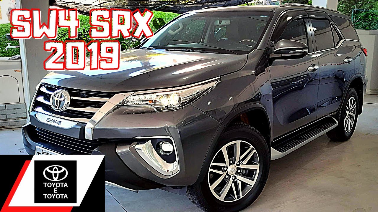 SW4 2019 | TOYOTA SW4 SRX 2019 TURBO DIESEL 4X4 SEMINOVO 7 LUGARES DETALHES DO INTERIOR E EXTERIOR