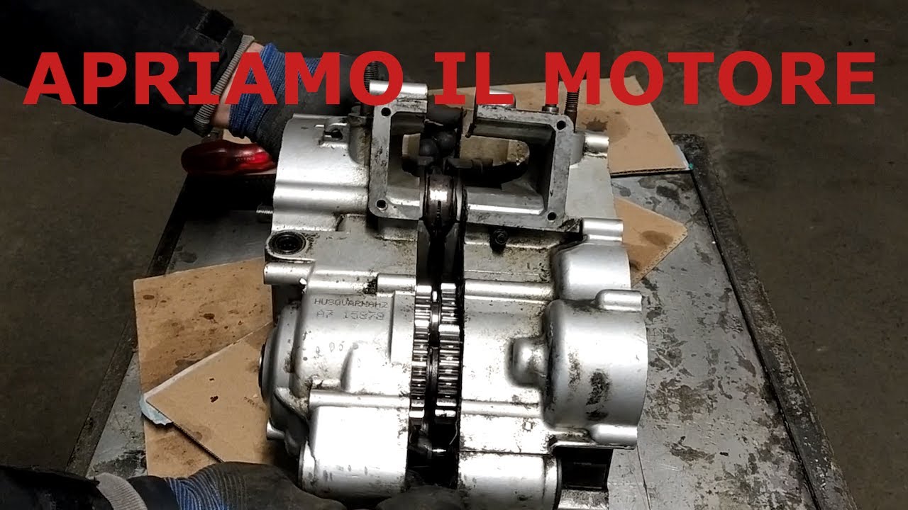 Husqvarna SM 125 - Motore Sbiellato (parte 2) - Apriamo il basamento