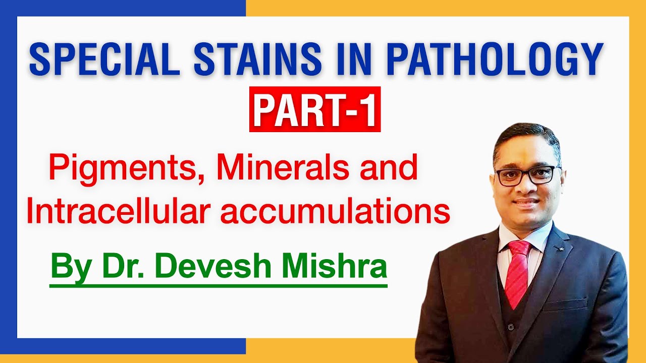 Special stains in Pathology-Part -1 Pigments , minerals and IC accumulations by Dr. Devesh Mishra.