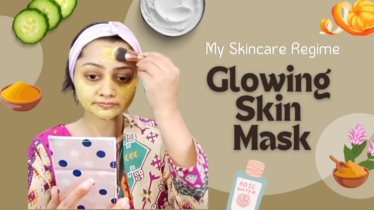 Glowing Skin in 5 Minutes I DIY Face Mask #glowing #skin #5minutes #diy #face #mask