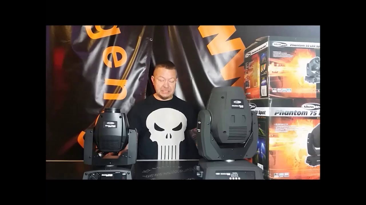 Lfx - porównanie głowic Showtec Phantom 50MK2 i Phantom 75