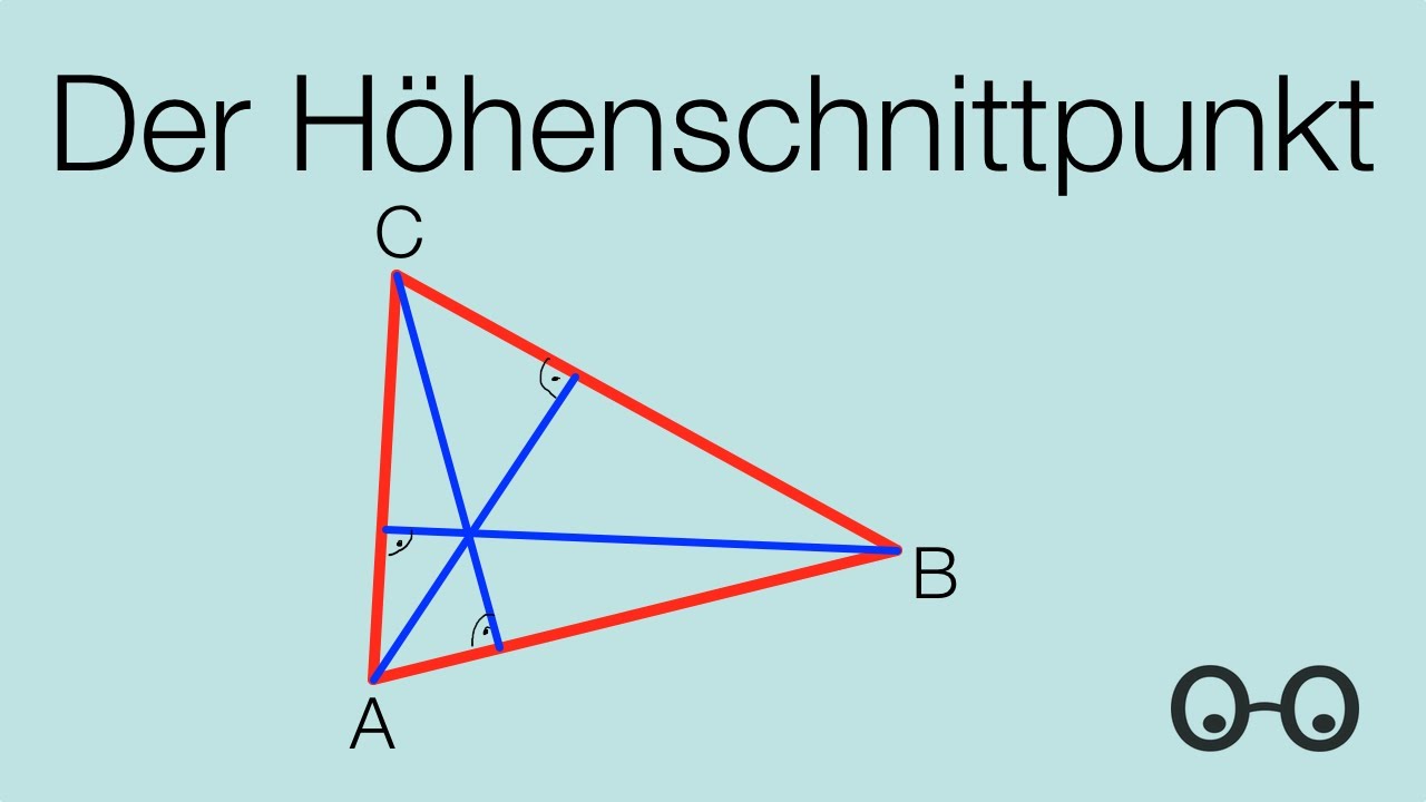 Was hat der Höhenschnittpunkt mit den Mittelsenkrechten zu tun?
