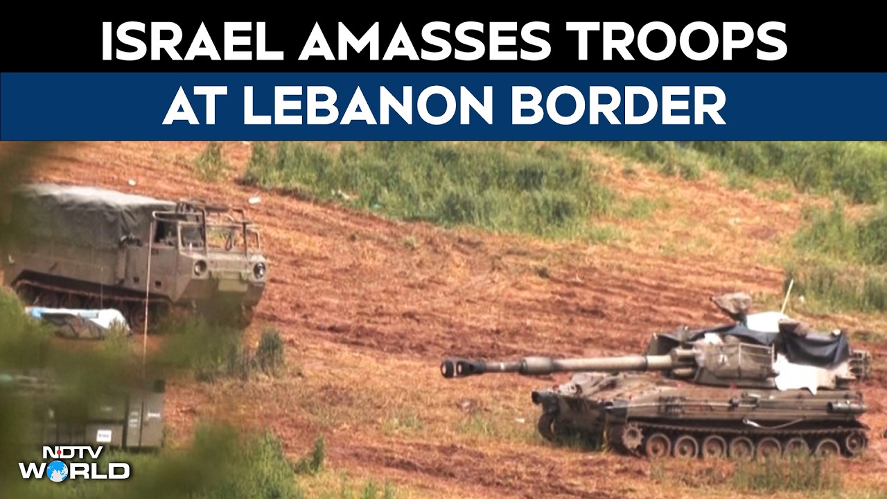 Israel Lebanon Tensions | Israeli Military Masses At Lebanon Border After Netanyahu Order