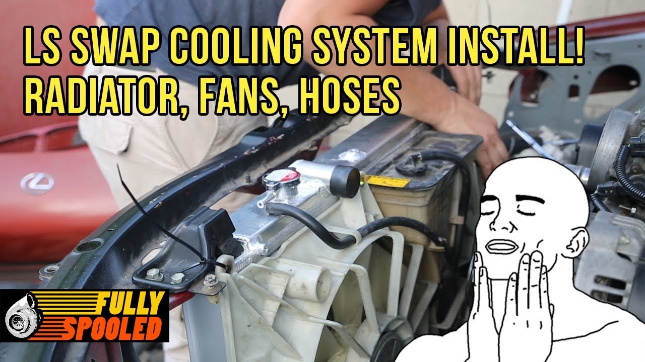Lexus SC300 Drift Build. Ep.33 - Cooling System Install - CXRacing Radiator, Hoses, and Fans