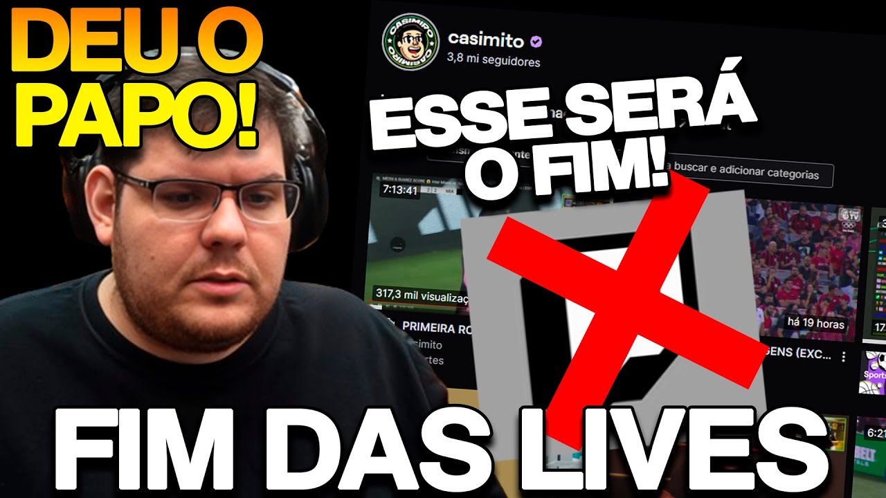 CASIMIRO fala sobre FIM DAS LIVES E PATERNIDADE