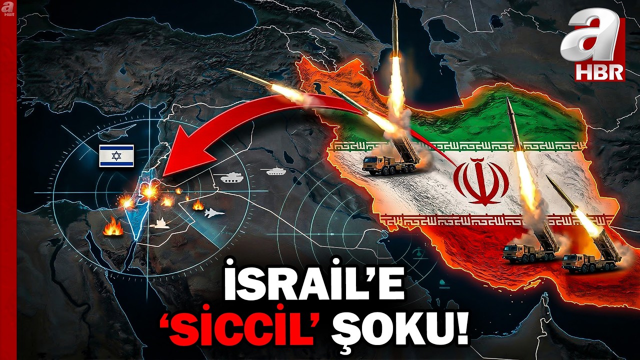 İran'dan İsrail'e SİCCİL FÜZESİ İle Saldırı! | A Haber