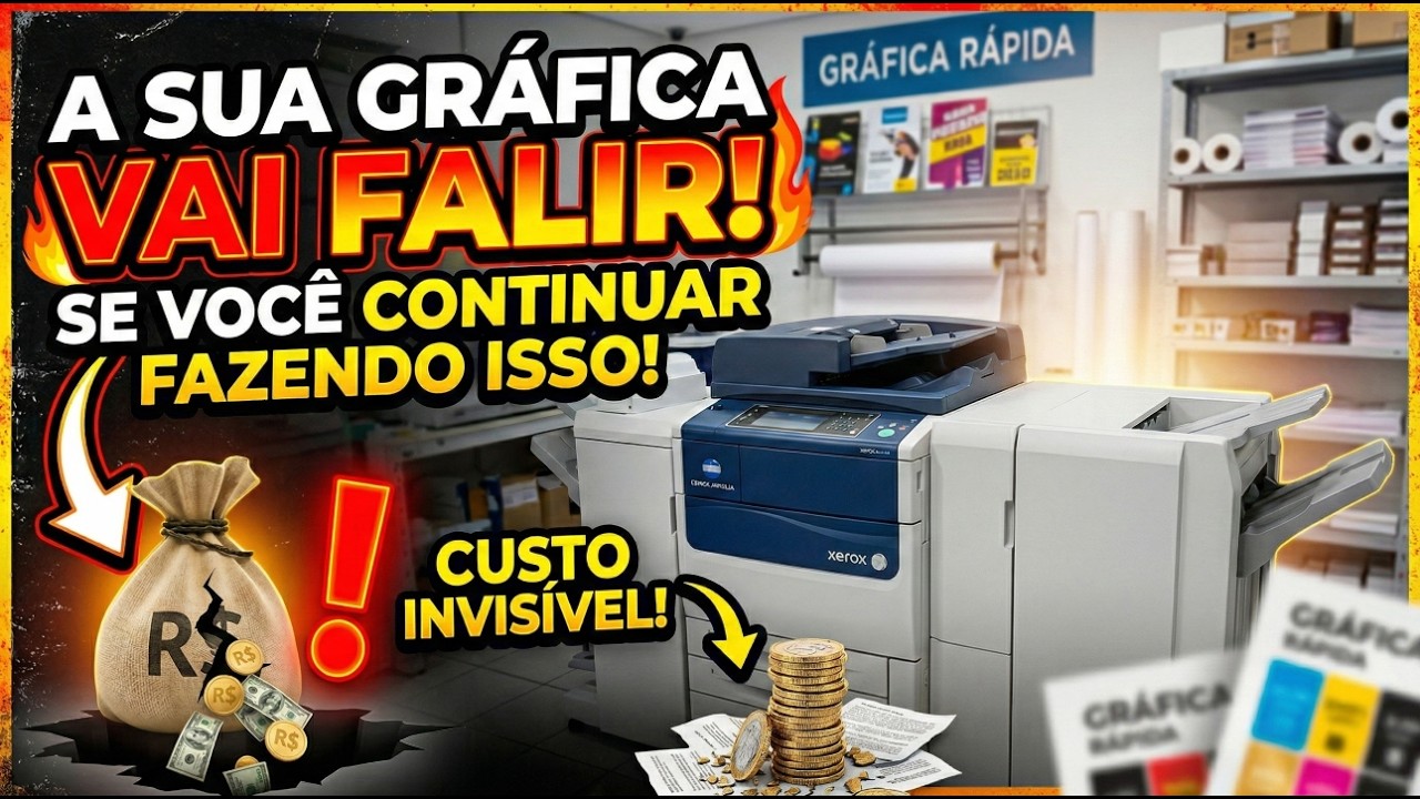 A SUA GRÁFICA VAI FALIR SE VOCÊ CONTINUAR FAZENDO ISSO! (Custo Invisível)