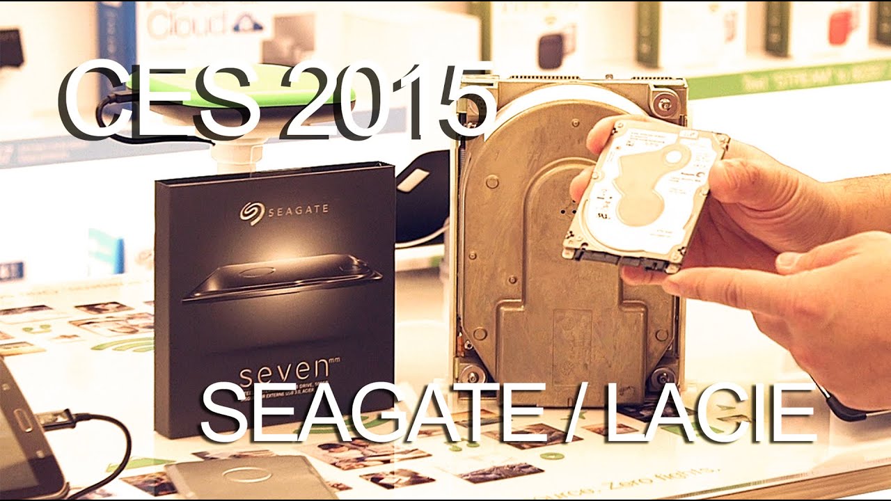 [HD] CES 2015 - Seagate Shows SEVEN and LaCie Shows Rugged RAID and Mirror USB Hard Drives