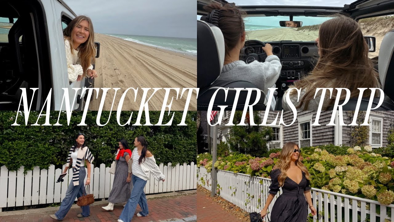 nantucket girls trip 🦀⚓️🐋 week in my life
