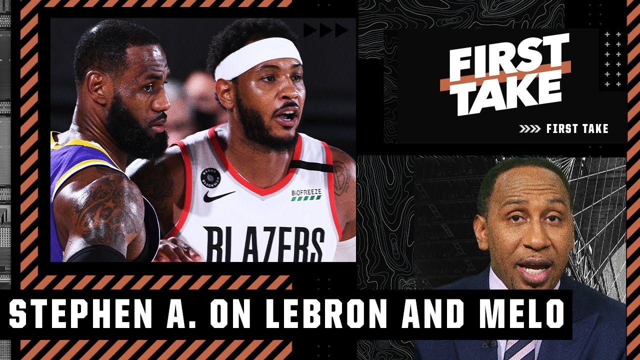 LeBron and Carmelo should've been teammates years ago! - Stephen A. | First Take