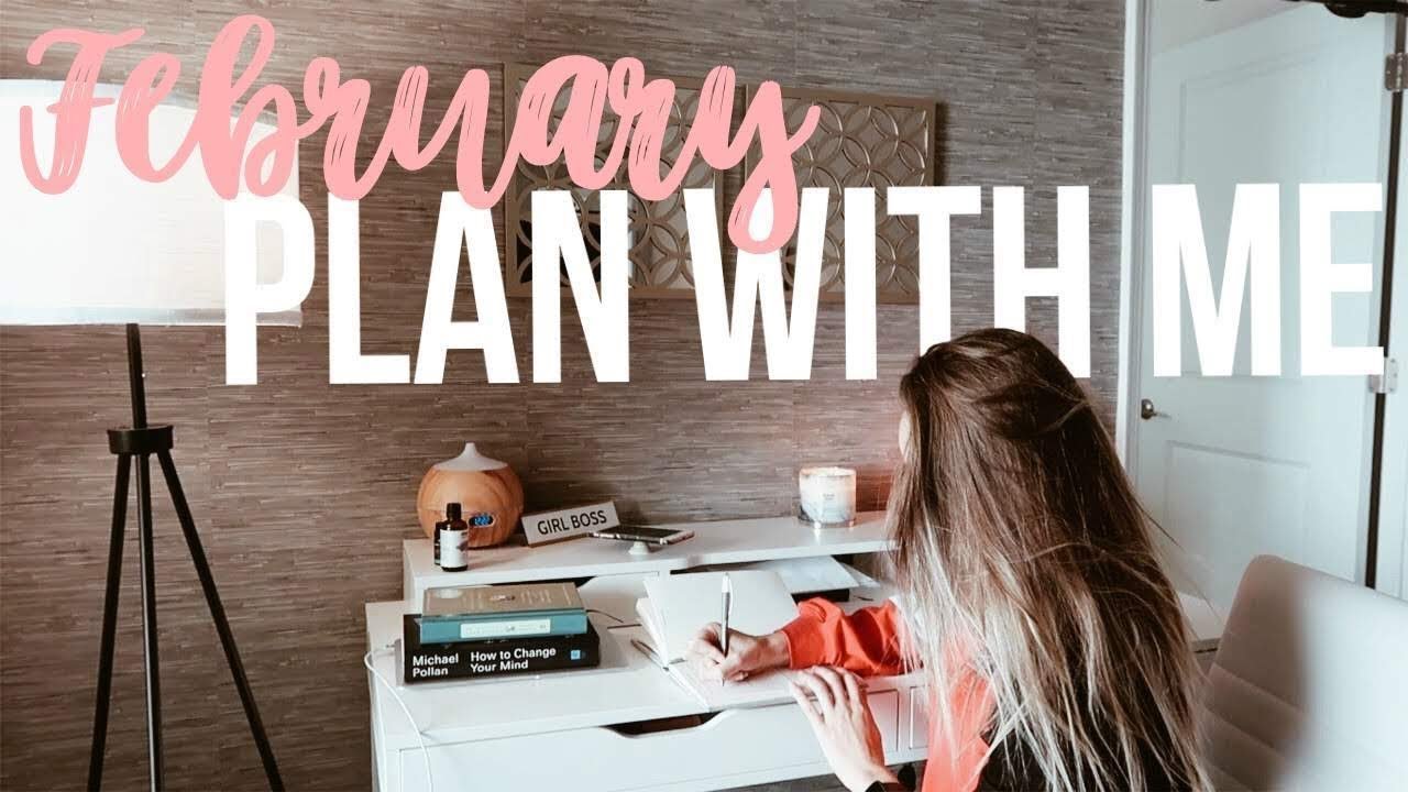 February PLAN WITH ME (budget, goals, reflections, bucket list)