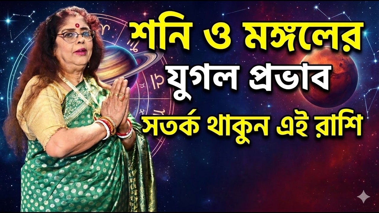 শনি ও মঙ্গলের যুগল প্রভাব – সতর্ক থাকুন এই রাশি #astrology